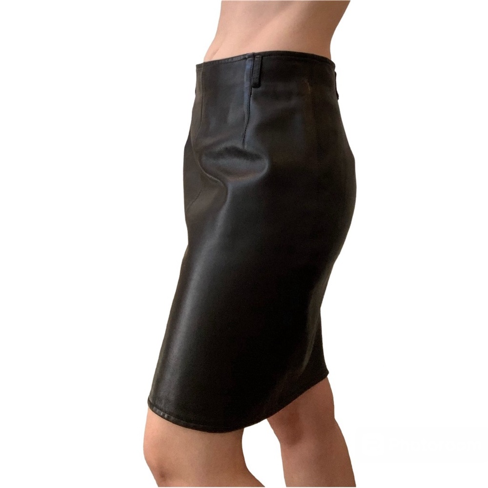 Michael Kors Knee-Length Leather Skirt